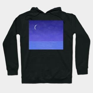 Cloudy skies over the sea Hoodie